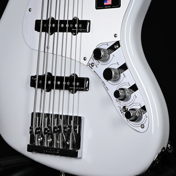 Fender American Ultra II Jazz Bass V w/ Maple Fingerboard- Avalanche 2026 (US26009340)