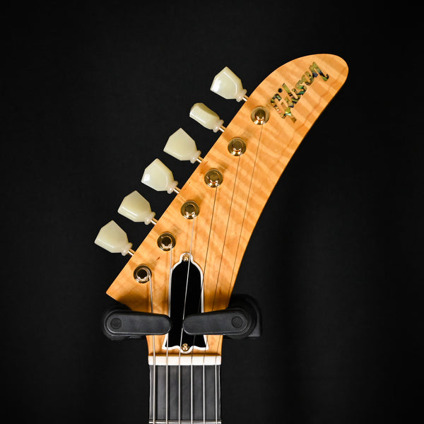 Gibson Custom '58 Explorer w/ Figured Maple & Gold Hardware VOS- Antique Natural NAMM 2026 Showpiece One of A kind (86015)