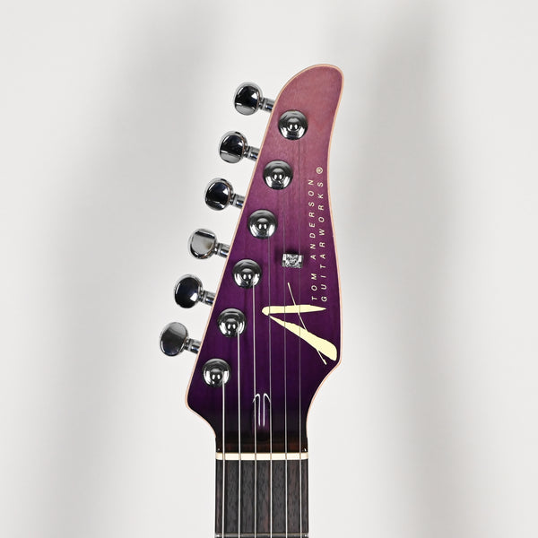 Tom Anderson Top T Classic Electric Guitar- Purple Surf with Binding 2026 (01-18-26A)