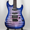 Tom Anderson Custom Drop Top Electric Guitar- Abalone to Deep Ocean Blue Burst with Binding 2026 (01-30-26P)