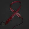 PRS Mark Lettieri Signed Premium Leather 2" Strap Embroidered Birds - Burgundy