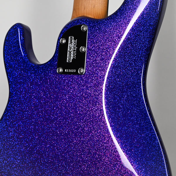 Ernie Ball Music Man StringRay 5 Special H Bass Guitar- Violet Sparkle Burst 2026 (K11613)