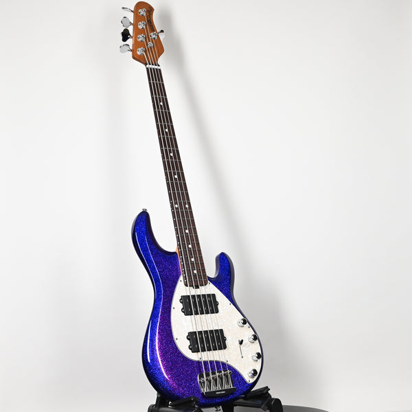 Ernie Ball Music Man StringRay 5 Special HH Bass Guitar- Violet Sparkle Burst 2026 (K10866)