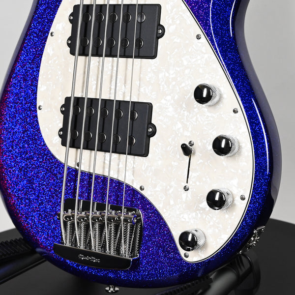 Ernie Ball Music Man StringRay 5 Special HH Bass Guitar- Violet Sparkle Burst 2026 (K10866)