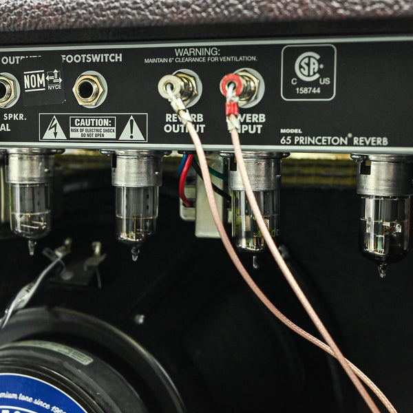 Fender Limited-Edition '65 Princeton Bordeaux Reserve 112 12W Combo Amp (Alessandro High-End Modification Upgrades) Used – Excellent