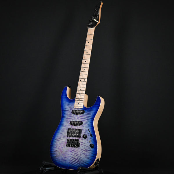 Tom Anderson Drop Top Abalone to Deep Ocean Blue Burst with Binding 2023 (07-31-23A)