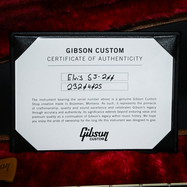 Gibson Elvis SJ-200 Acoustic Guitar- Ebony 2024 (23204025)