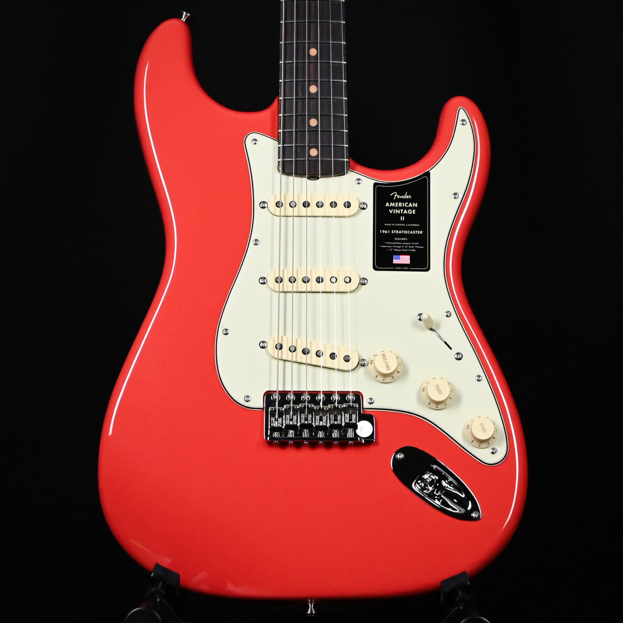 Fender American Vintage II 1961 Stratocaster- Fiesta Red (V2554749)