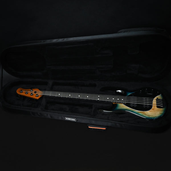 Ernie Ball Music Man StingRay Special 5 HH w/ Ebony Fretboard Bass Guitar- Mean Blue Burst 2026 (K10297)