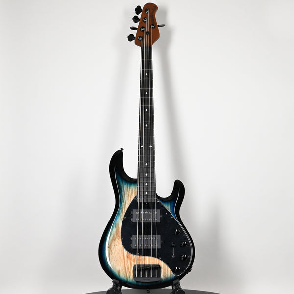 Ernie Ball Music Man StingRay Special 5 HH w/ Ebony Fretboard Bass Guitar- Mean Blue Burst 2026 (K10297)