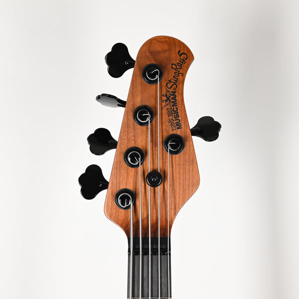 Ernie Ball Music Man StingRay Special 5 HH w/ Ebony Fretboard Bass Guitar- Mean Blue Burst 2026 (K10297)