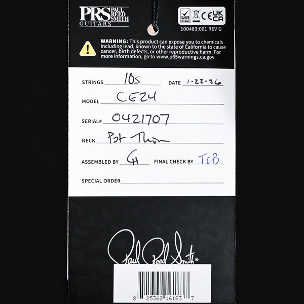 PRS CE 24 Electric Guitar- Custom Color 2025 (0421707)