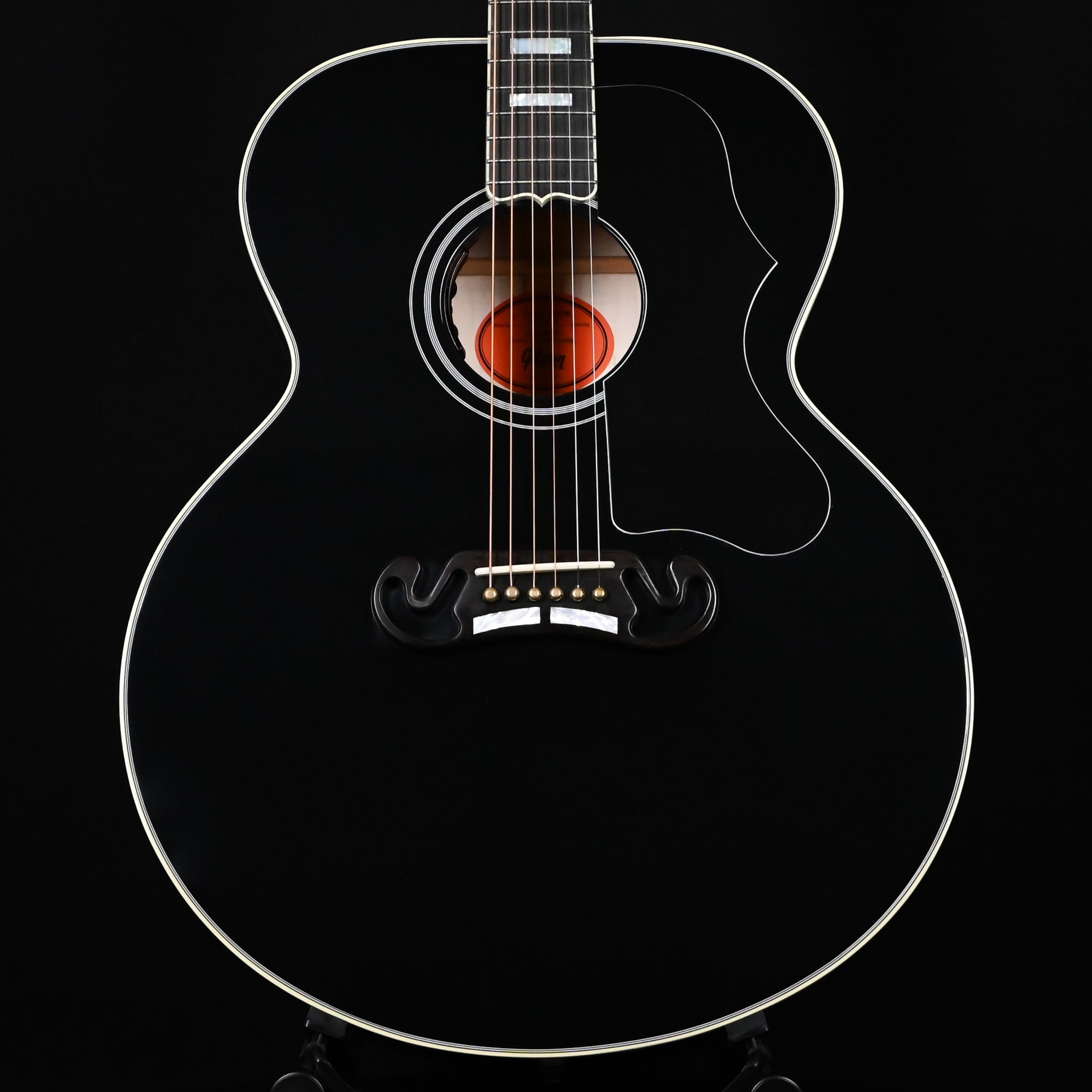 Gibson Custom SJ-200 Custom w/ Gold Hardware- Ebony (20225019)