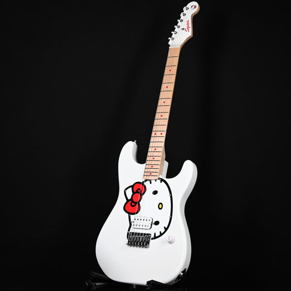 Squier x Hello Kitty Stratocaster Electric Guitar - White 2025 (CYKF25009105)