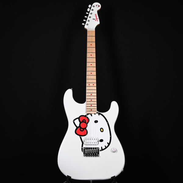 Squier x Hello Kitty Stratocaster Electric Guitar - White 2025 (CYKF25009105)