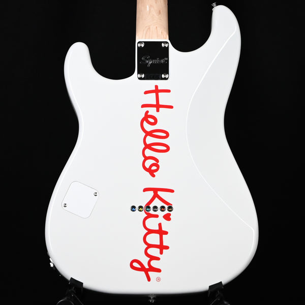 Squier x Hello Kitty Stratocaster Electric Guitar - White 2025 (CYKF25009105)