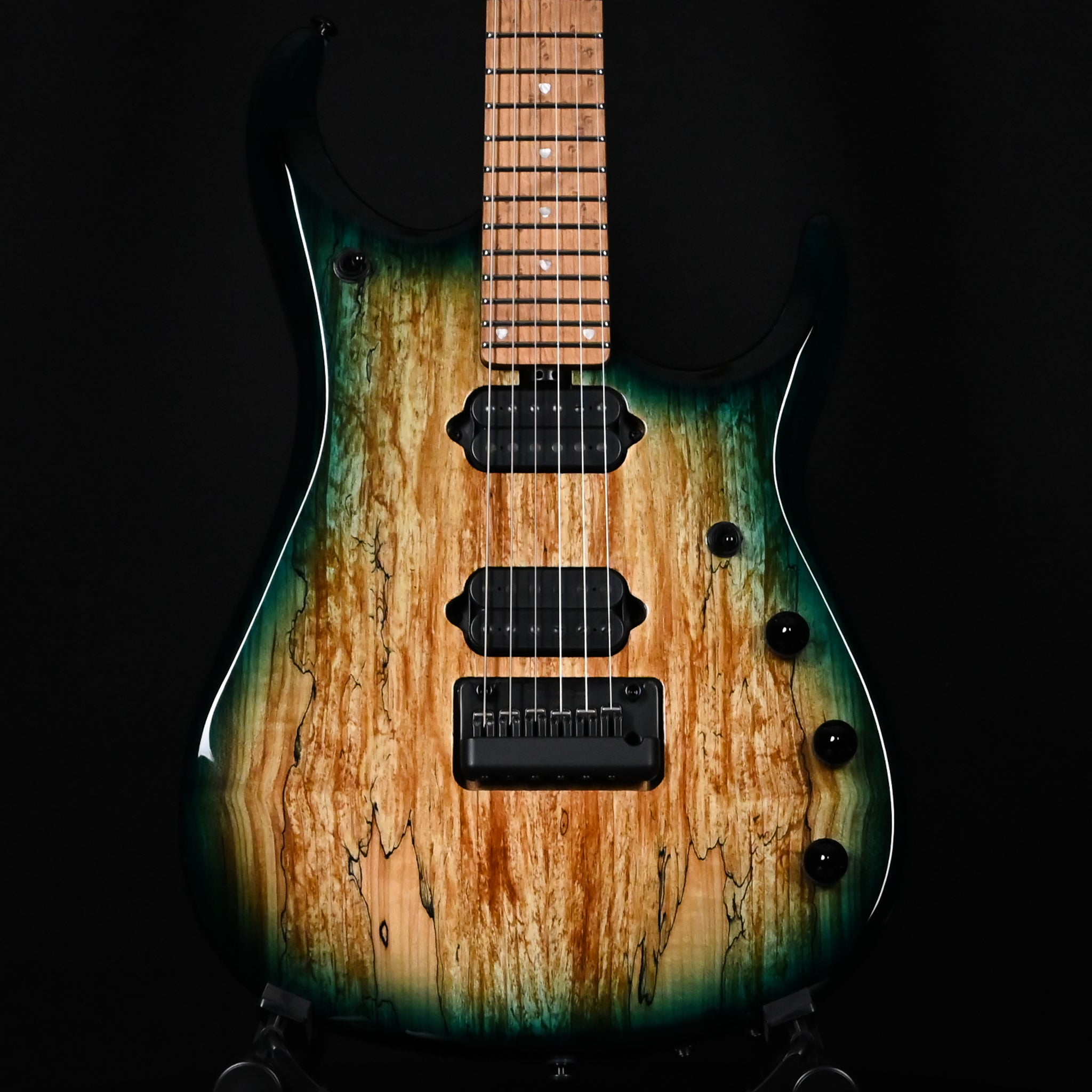 Ernie Ball Music Man JP15 Emerald Glow Roasted/Figured Maple Neck *Miami Guitar Exclusive* 2025 (H06299)