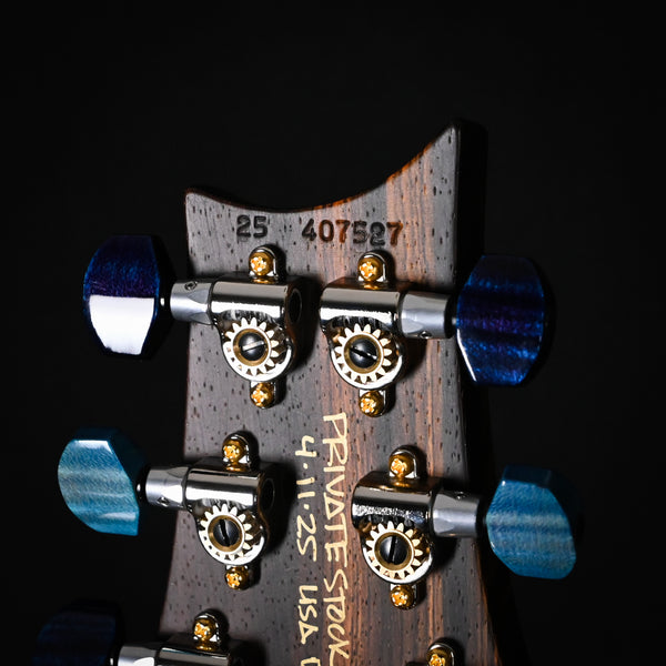 PRS Private Stock #11801 Custom 24 w/ Brazilian Rosewood- Aqua Violet Glow 2025 (25-407527)