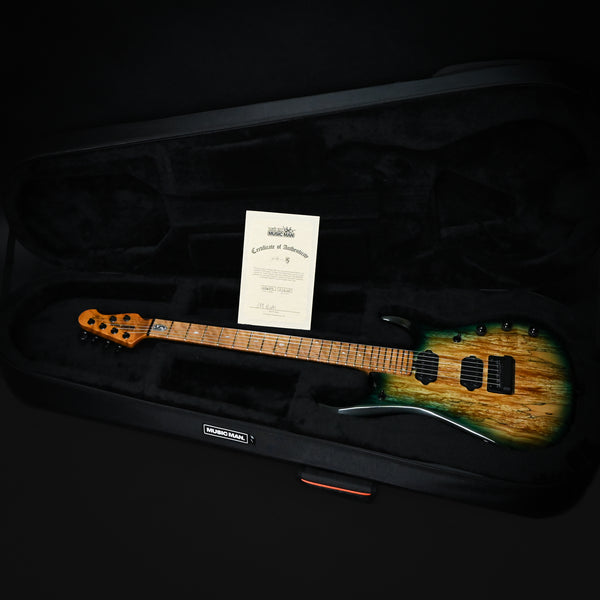Ernie Ball Music Man JP15 Emerald Glow Roasted/Figured Maple Neck *Miami Guitar Exclusive* 2025 (H06299)