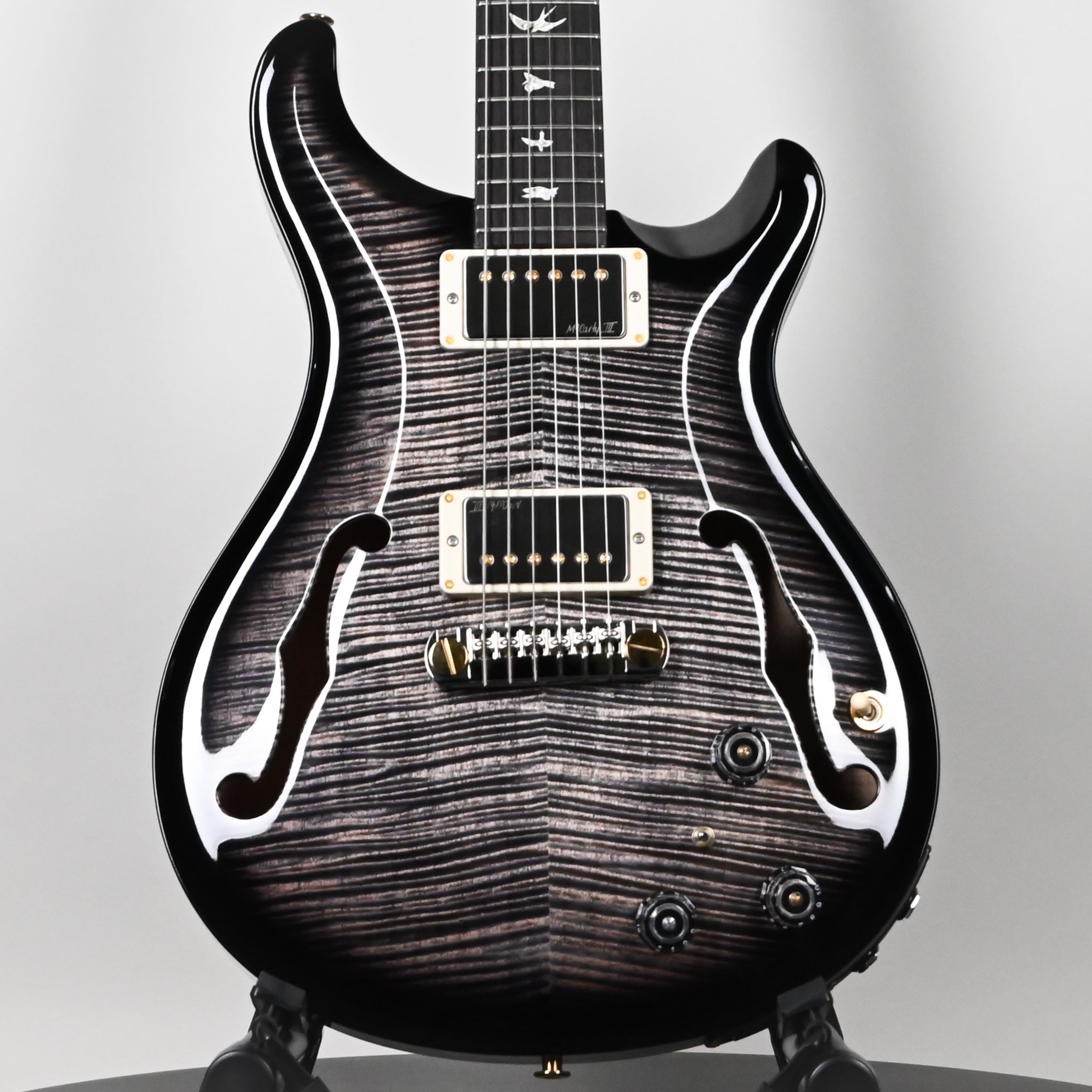 PRS Hollowbody II Piezo w/ 10 Top Electric Guitar- Charcoal 2025 (0399156)