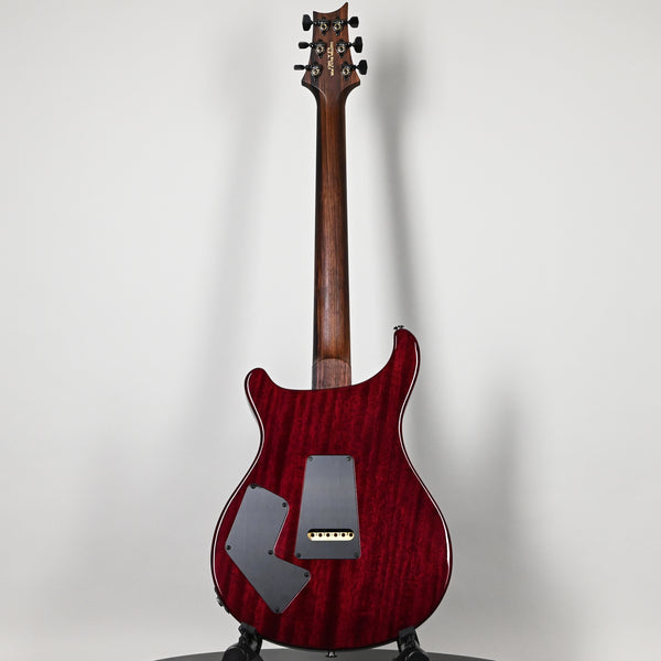 PRS Modern Eagle V Wood Library w/ 10-Top & Brazilian Rosewood Fingerboard Electric Guitar- Lake Blue w/ Purple Burst 2025 (0414987)