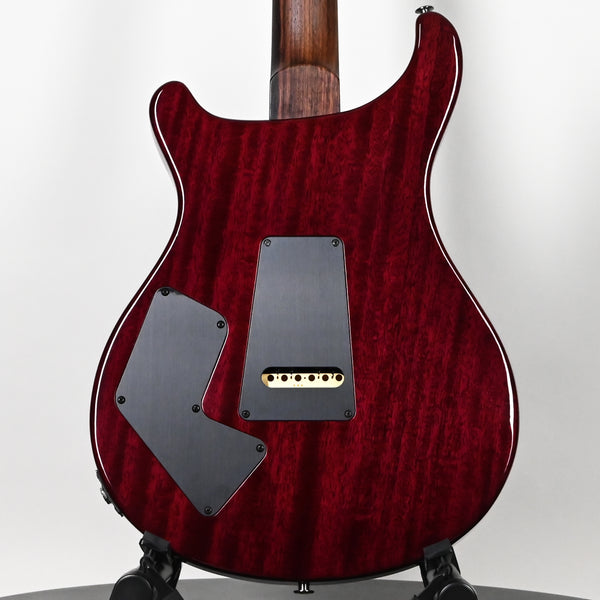 PRS Modern Eagle V Wood Library w/ 10-Top & Brazilian Rosewood Fingerboard Electric Guitar- Lake Blue w/ Purple Burst 2025 (0414987)