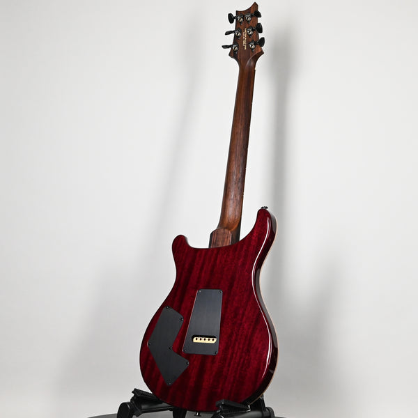 PRS Modern Eagle V Wood Library w/ 10-Top & Brazilian Rosewood Fingerboard Electric Guitar- Lake Blue w/ Purple Burst 2025 (0414987)