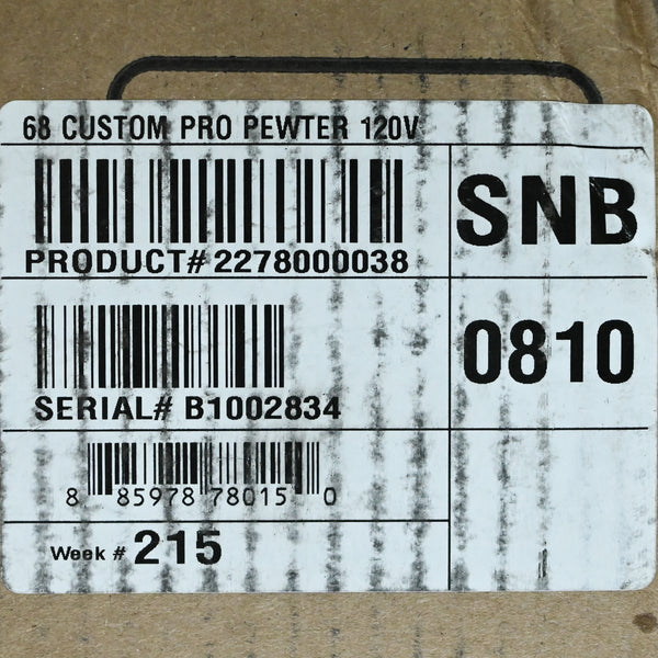 Fender 68 Custom Pro Reverb 120V - Pewter - SN B1002834