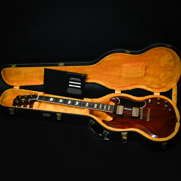 Gibson Custom 1961 Les Paul SG Standard Reissue Stop Bar VOS- Cherry Red 2025 (503271)