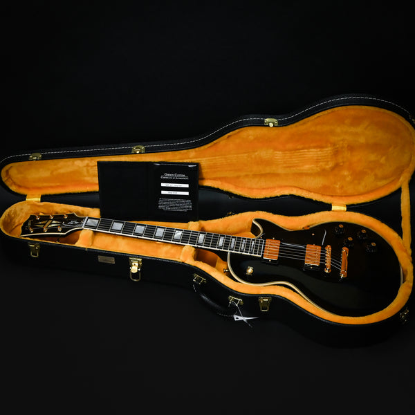 Gibson Custom 1968 Les Paul Custom Reissue Gloss w/ Gold Hardware- Ebony 2025 (506778)
