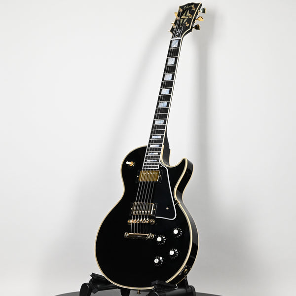 Gibson Custom 1968 Les Paul Custom Reissue Gloss w/ Gold Hardware- Ebony 2025 (506778)