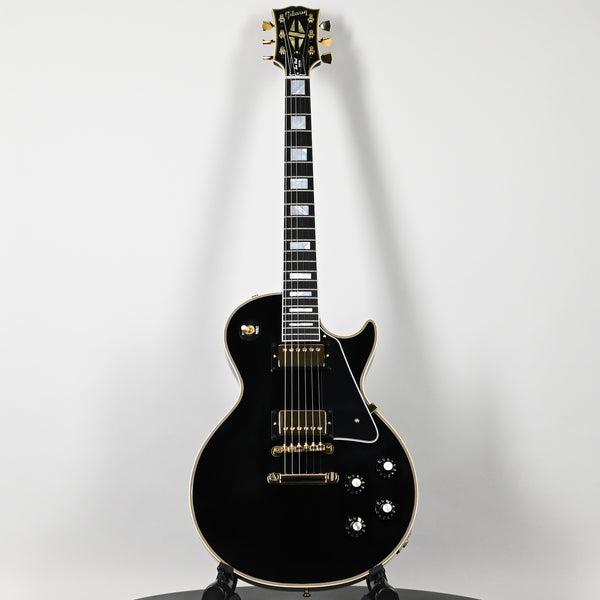 Gibson Custom 1968 Les Paul Custom Reissue Gloss w/ Gold Hardware- Ebony 2025 (506778)