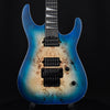 Jackson MJ Series Dinky DKRP Ebony Fingerboard Transparent Blue Burst (JFJ2200363)