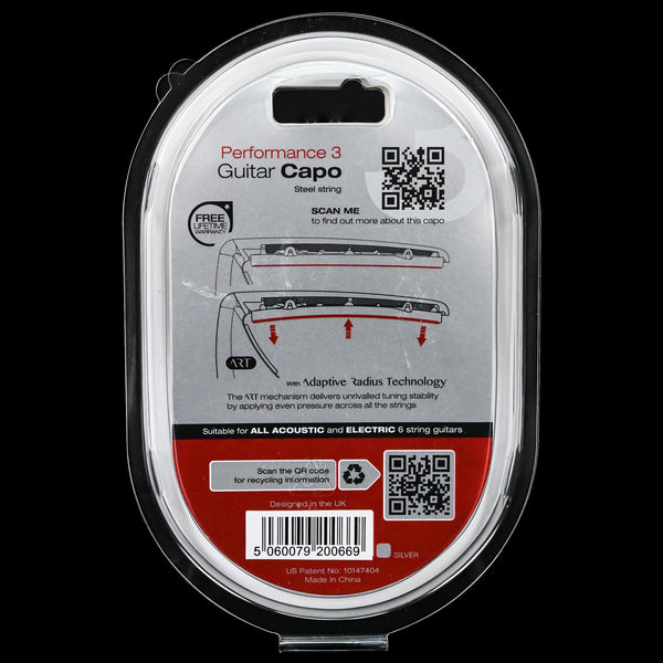 G7th Performance 3 (Silver Celtic Special Edition) 6 string, Unique Tension Control, ART, Celtic engraving (Copy)