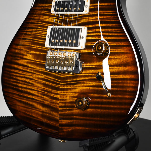 PRS Studio w/ 10-Top Electric Guitar- Black Gold Wraparound Smokeburst 2025 (0405819)