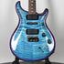 PRS Modern Eagle V Wood Library w/ 10-Top & Brazilian Rosewood Fingerboard Electric Guitar- Lake Blue w/ Purple Burst 2025 (0416652)