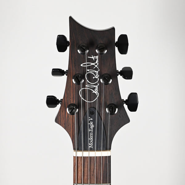 PRS Modern Eagle V Wood Library w/ 10-Top & Brazilian Rosewood Fingerboard Electric Guitar- Lake Blue w/ Purple Burst 2025 (0416652)
