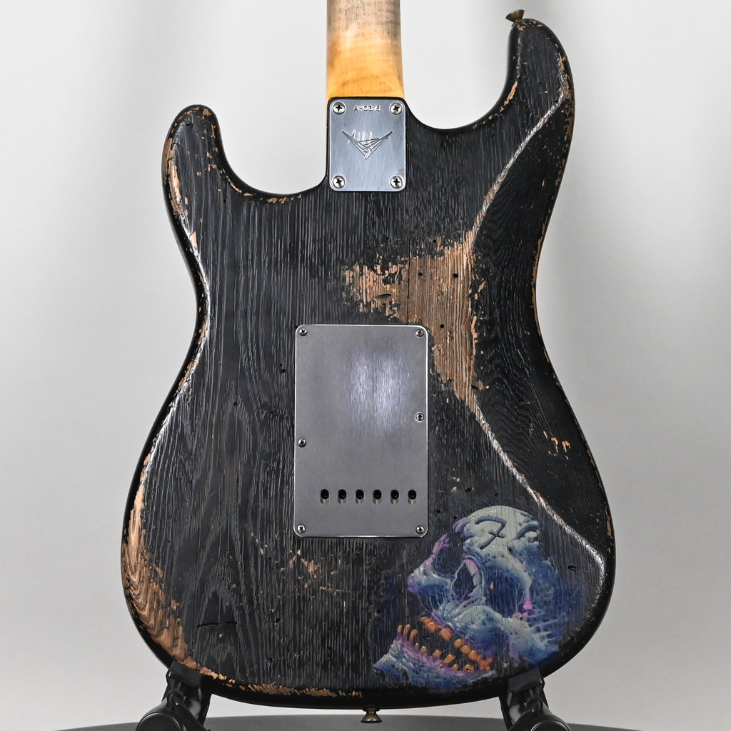 ★★Custom HardRelic Black Stratocaster★★ 2010 Fender Custom Shop '57 Reissue Heavy Relic Stratocaster