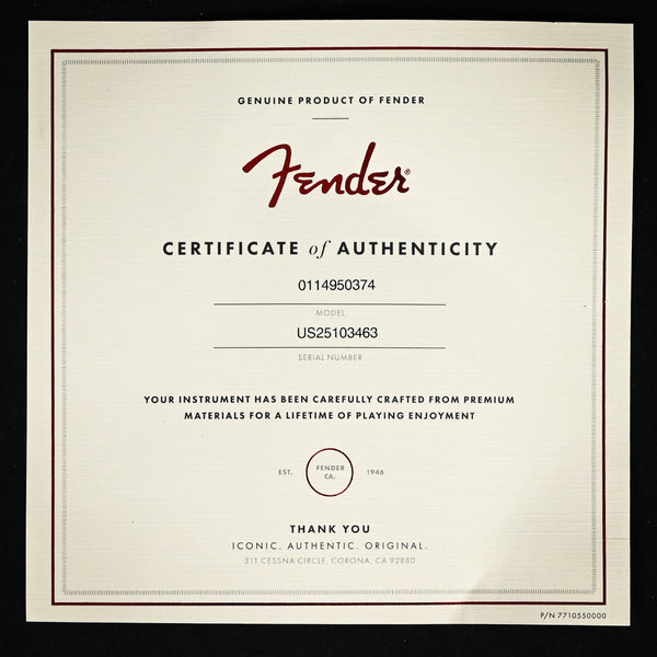 Fender American Professional Classic Stratocaster HSS- Faded Sherwood Green Metallic 2025 (US25103463)