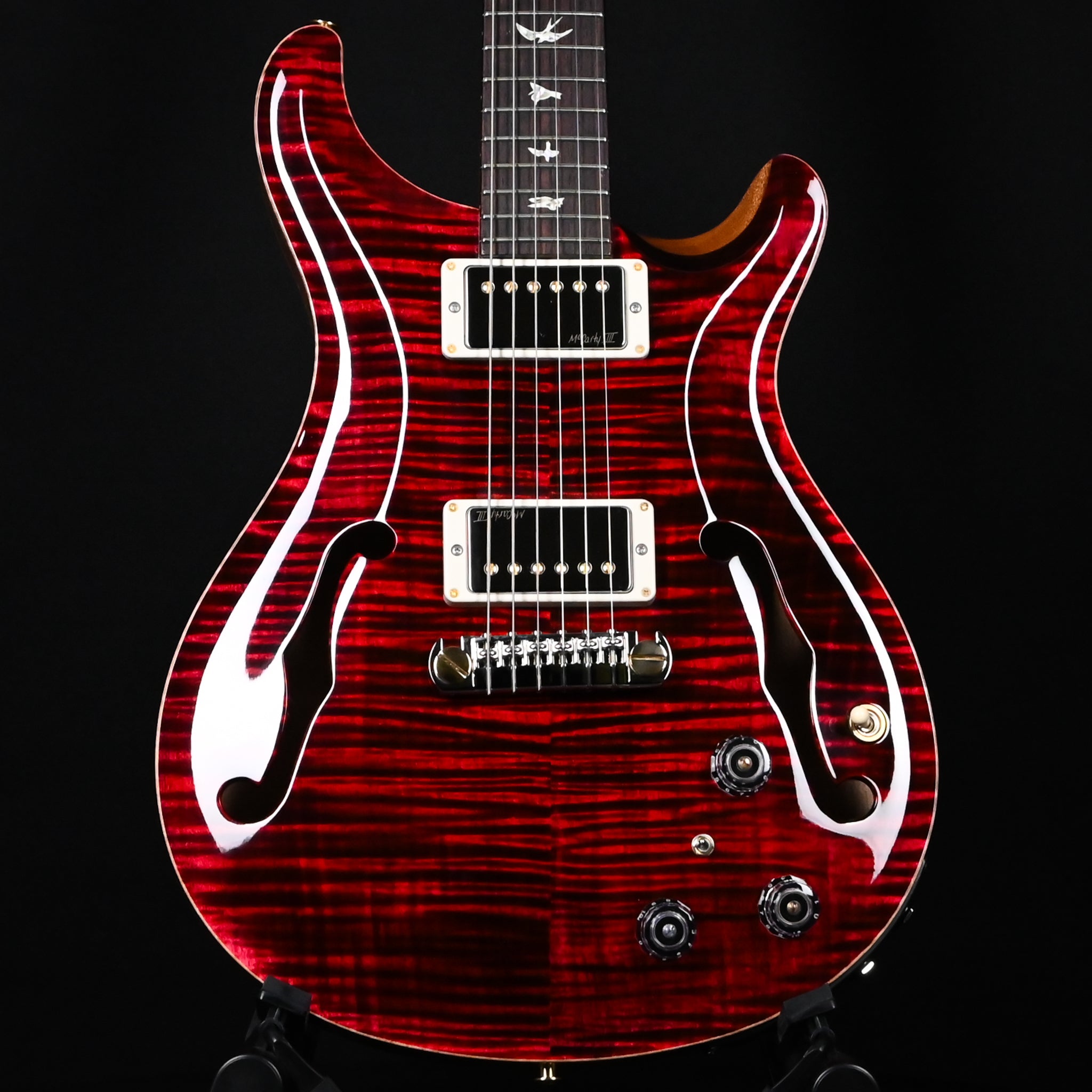 PRS Hollowbody II Piezo w/ 10 Top Electric Guitar- Red Tiger 2025 (0410468)
