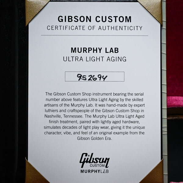 Gibson Custom 1959 Les Paul Standard Reissue Murphy Lab Ultra Light Aged- Southern Fade 2025 (952694)