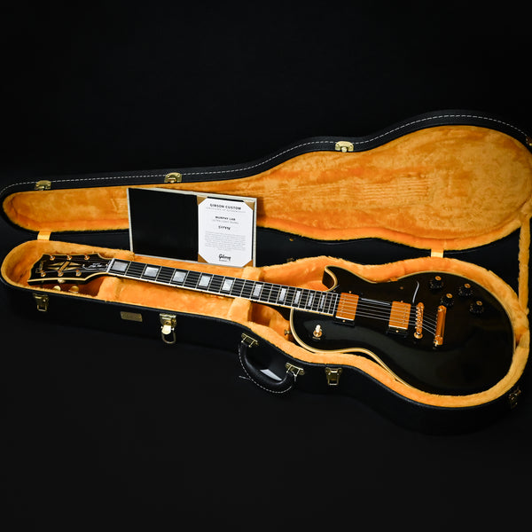 Gibson Custom 1968 Les Paul Custom Reissue Murphy Lab Ultra Light Aged- Ebony 2025 (507498)