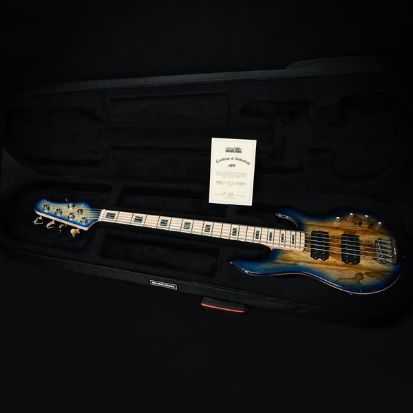 Ernie Ball Music Man BFR StingRay Special 5 HH Bass Guitar (No. 71/150)- Paua Blue Burst (K08114)