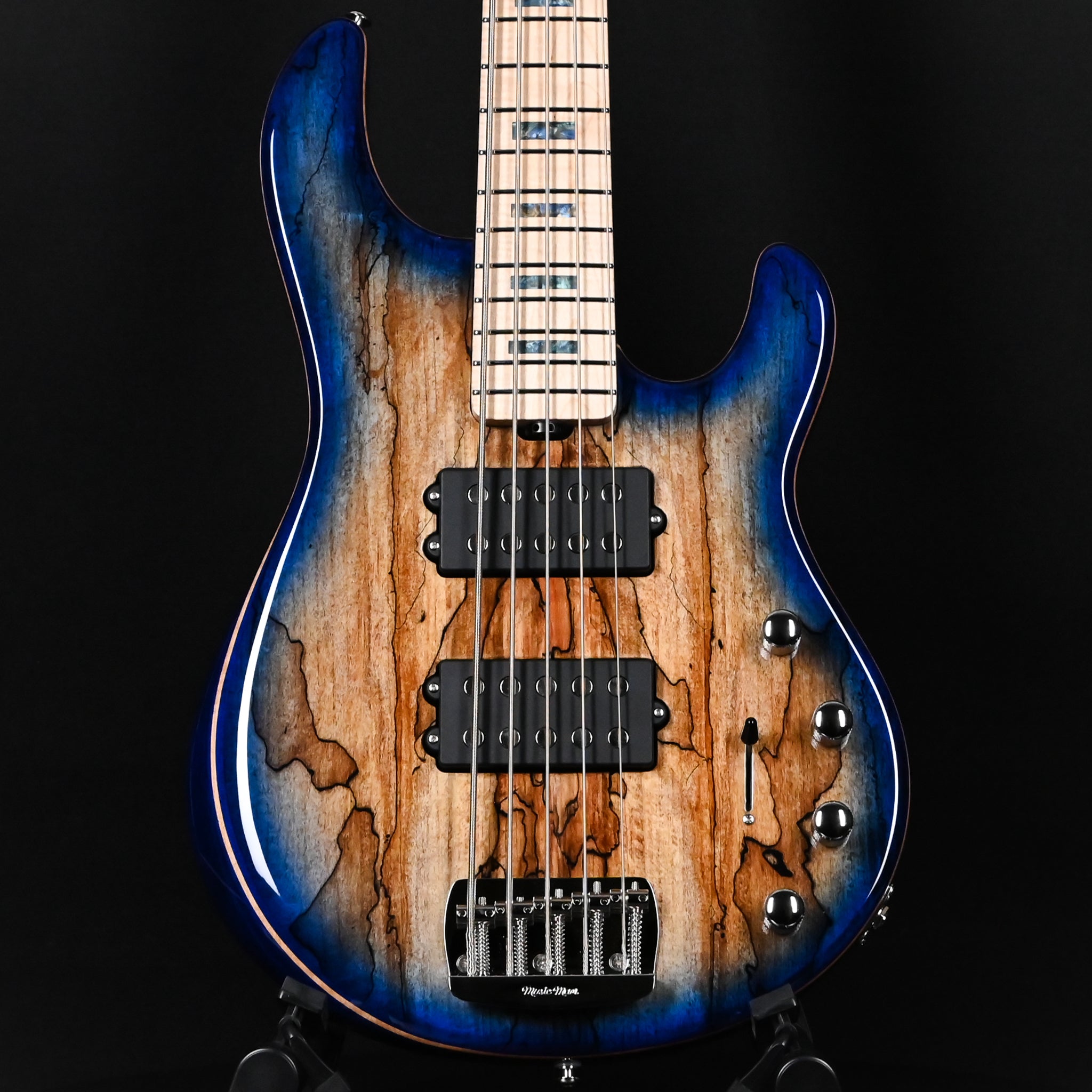 Ernie Ball Music Man BFR StingRay Special 5 HH Bass Guitar (No. 71/150)- Paua Blue Burst (K08114)