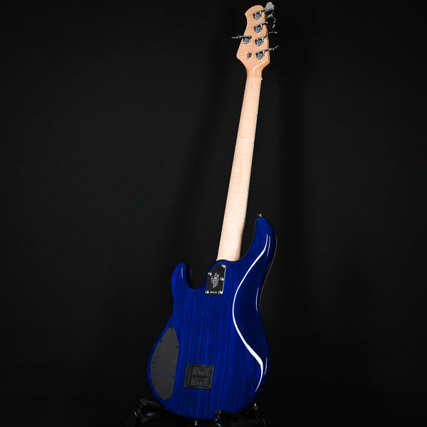 Ernie Ball Music Man BFR StingRay Special 5 HH Bass Guitar (No. 71/150)- Paua Blue Burst (K08114)