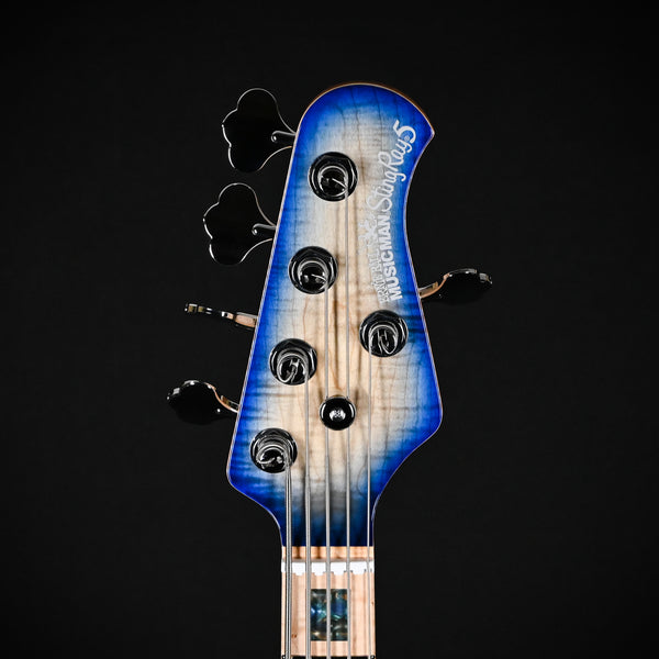 Ernie Ball Music Man BFR StingRay Special 5 HH Bass Guitar (No. 71/150)- Paua Blue Burst (K08114)