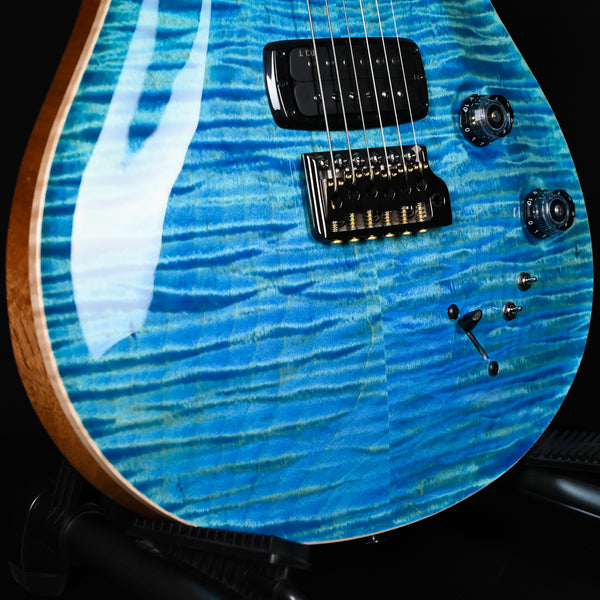 PRS Modern Eagle V Wood Library w/ 10-Top & Brazilian Rosewood Fingerboard Electric Guitar- Aquabluex 2025 (0416654)
