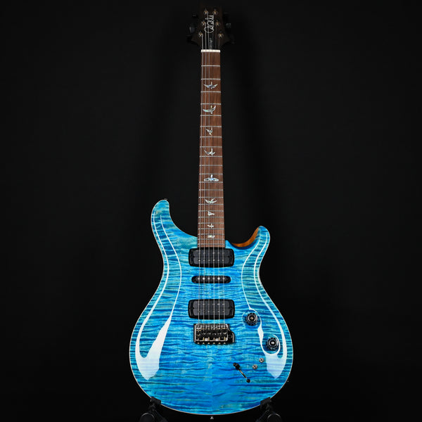 PRS Modern Eagle V Wood Library w/ 10-Top & Brazilian Rosewood Fingerboard Electric Guitar- Aquabluex 2025 (0416654)