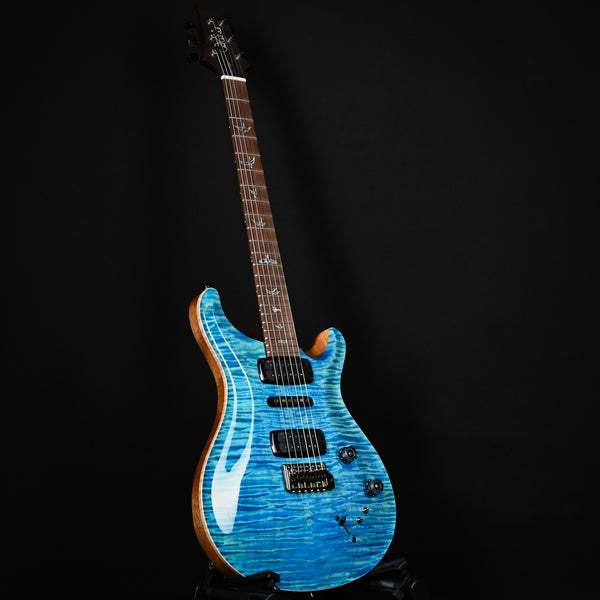 PRS Modern Eagle V Wood Library w/ 10-Top & Brazilian Rosewood Fingerboard Electric Guitar- Aquabluex 2025 (0416654)