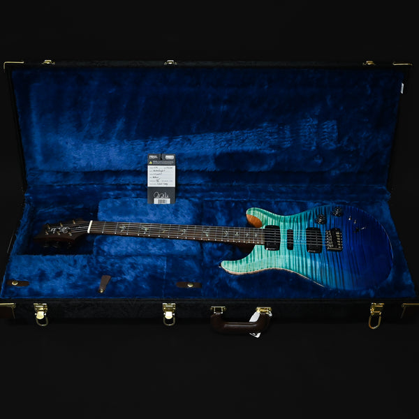 PRS Modern Eagle V Wood Library w/ 10-Top & Brazilian Rosewood Fingerboard Electric Guitar- Blue Fade 2025 (0416657)